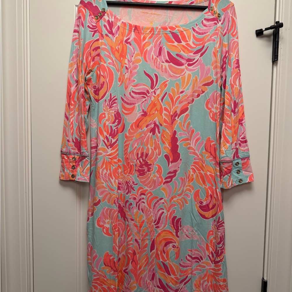 Lilly Pulitzer Lovebirds UPF 50 Sophie Dress